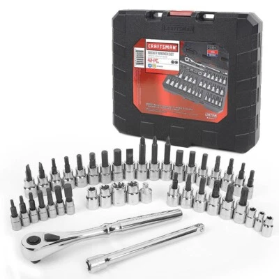 Craftsman 42 Piece 1/4 and 3/8-inch Drive Bit and Torx Bit Socket Wrench Set NEW - Image 1 of 4
