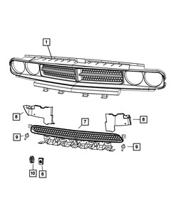 Genuine Chrysler 68146706AA Close-Out Panel Genuine Chrysler 68146706AA Close-Out Panel