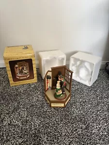 Music Box Enesco A Christmas Carol "Ti auguriamo un buon Natale" 1985 USATO - Foto 1 di 7