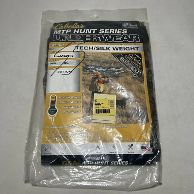 Cabelas Hombres -Talla XL- Pantalones Térmicos de Seda Capa Base (NUEVOS) Foto 1 de 4