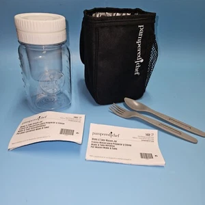 Pampered Chef Make and Take Einmachglas Thermo Brotzeittasche Gabel Löffel 1432 1462 - Bild 1 von 8