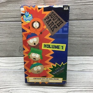 South Park Volume 1 VHS 1997 - Cartman Gets An Anal Probe / Volcano - Picture 1 of 7