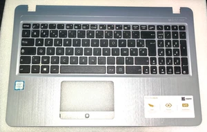 Plasturgie Haute Palmrest + clavier 13NB0HE3AP0201 pour Asus R540UA Gris - Photo 1/2