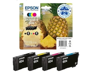 Epson 604 Ananas, confezione multipla originale, cartucce di inchiostro 4 colori A9 - Foto 1 di 1