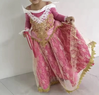 Девочек Aurora вдохновил принцесса платье костюм размер 110 подходит размер 4 - Изображение 1 из 4