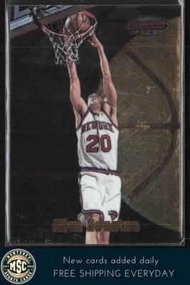 Allan Houston 1997-98 Bowman's Best #72 New York Knicks - Image 1 of 2