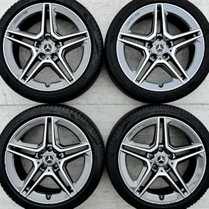 4 Genuine Mercedes A-Class 18" Alloy Wheels 225 40 Tyres A1774011500 B-Class CLA - Picture 1 of 24