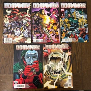 Doomwar #1, 2, 3, 4, 6 Missing #5 (2010) Marvel NM PICS - Picture 1 of 3