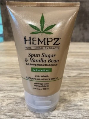 Hempz отшелушивающий скраб для тела с сахаром и ванильными бобами 3,4 унции - Изображение 1 из 4