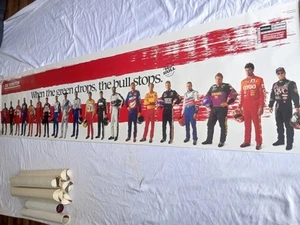 1997 The Winston Charlotte NASCAR Drivers Poster When The Green Drops Bull Stops - Picture 1 of 9