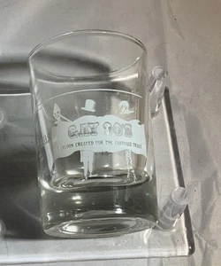Vintage Gay 90’s Saloon For The Carriage Trade large Shot glass, Beverly Hills - Picture 1 of 6