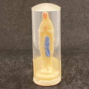 Vintage Lourdes Holy Water Souvenir Our Lady of Lourdes Statue France 5.5cm - Picture 1 of 10