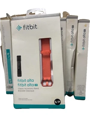 Fitbit Alta / Alta HR 配件表带,珊瑚粉色,小号 — 第 1/4 张图片