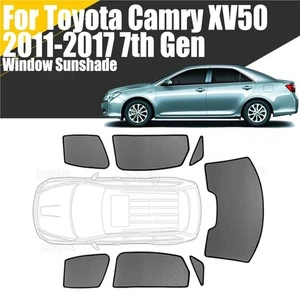 Magnetic Window Sunshade For Toyota Camry 2011-17 Mesh Windshield Frame Curtain - Picture 1 of 14