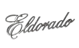 Cadillac Metal Eldorado Script Emblem Badge OEM Part #1661994 - Bild 1 von 9
