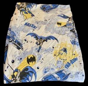 Sábana plana vintage tamaño reina Batman Pottery Barn - Imagen 1 de 5