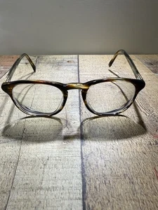 Monturas de gafas Warby Parker 256 Baker para mujer solo 49-20-145 marrón tortuga - Imagen 1 de 8