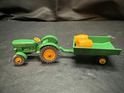 Matchbox Lesney no. 50 & 51 John Deere Tractor and Trailer with barrels 1964 - Image 1 of 4