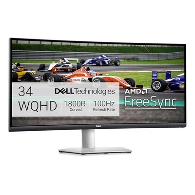 Curved LED monitor Dell S3422DW VA 34″ - Bild 1 von 4