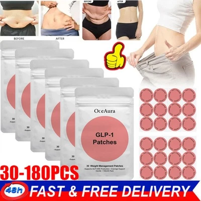 OceAura GLP-1 Patches - 30 Day Supply | Appetite Suppressant | Loss Weight | UK