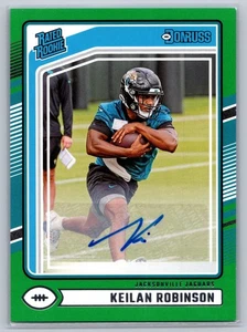 Autógrafos verdes Donruss #385 Keilan Robinson 2024 clasificación de novatos - Imagen 1 de 2