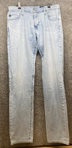 AG Adriano Goldschmied Jeans Mens 32X34 The Graduate Tailored Leg Light Wash - Picture 1 of 14