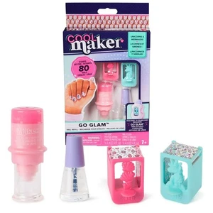 Kit de recarga de uñas Go Glam Cool Maker unicornio y sirenas nuevo en caja - Imagen 1 de 7