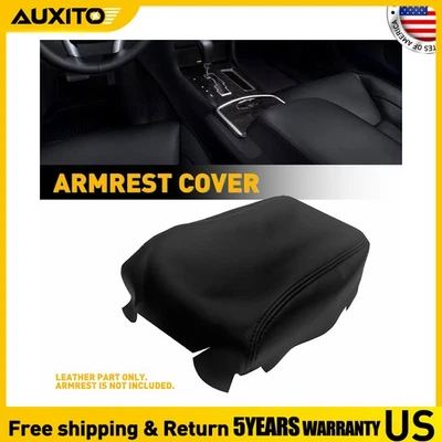 For 2011-2022 Dodge Charger Center Console Armrest Lid Cover Black Interior - Image 1 of 4