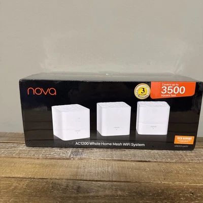 Tenda Technology NOVA MW3 全家庭 MESH - 3 件装全新! — 第 1/4 张图片