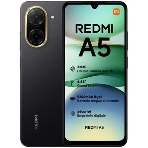 XIAOMI REDMI A5 4G RAM 4/128GB DISPLAY 6.88" DUAL SIM COLORE MIDNIGHT BLACK - Foto 1 di 1