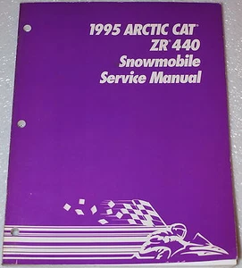 1995 Arctic Cat ZR440 Snowmobile Factory Service Manual ZR 440 Orig. Shop Repair - Picture 1 of 2