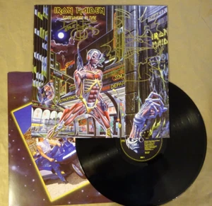 Signed Derek Riggs Autographed & Sketch Iron Maiden Album BAS Beckett COA - Picture 1 of 10