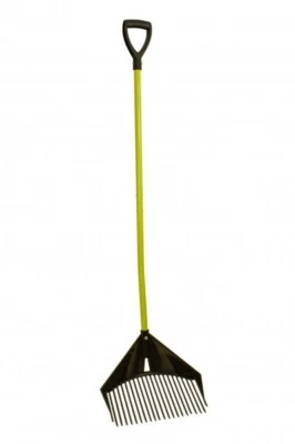 Technigart Schaufel-Rechen - Multifunktionales Gartengerät - Grün oder Rot - Bild 1 von 4