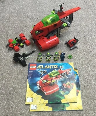 LEGO Atlantis: Neptune Carrier (8075) 100% complete. No box or stickers. - Image 1 of 4