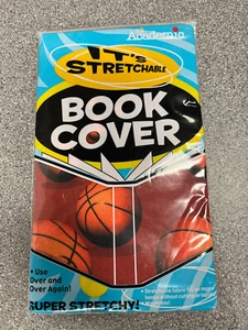 Basketball Stretchable Book Cover - Non-Stretched size is 12.75" x 6.75" - Imagen 1 de 4
