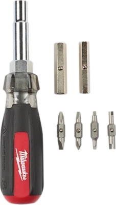 Milwaukee 48-22-2881 13-in-1 Cushion Grip Screwdriver with Schrader Bit - Image 1 of 3