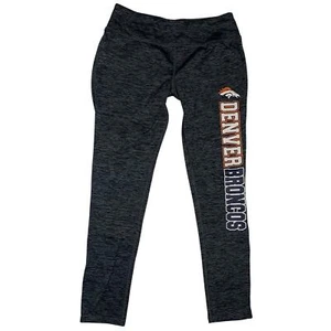 NFL Denver Broncos Leggings Teen Medium (7/9) grau schwarz meliert Logo Football - Bild 1 von 7