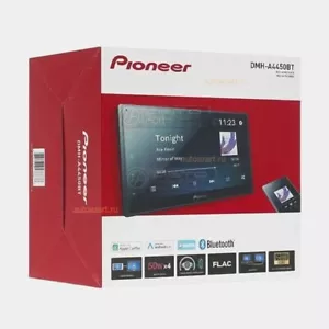 Pioneer Apple CarPlay Bluetooth Touchscreen In-Dash DMH-A4450BT Media 6.8" Media - Picture 1 of 6