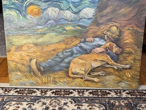 vincent van gogh original signed oil painting - Picture 1 of 21