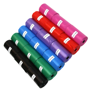 1020 DOG PET WASTE POOP BAGS BLACK REFILL ROLLS Plastic Core With FREE DISPENSER - Picture 1 of 8