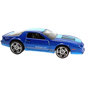 Hot Wheels Blue '85 Chevrolet Camaro IROC-Z Kids Model Diecast Car Muscle Mania - Picture 1 of 7