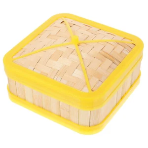 Bamboo Steamer Steaming Rice Basket Vegetable Steamers Food Dumplings - Picture 1 of 12