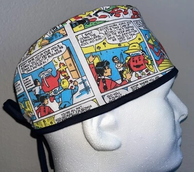 Hawiian Punch Comic Scrub Hat Chemo Cap - Image 1 of 4
