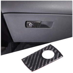 Carbon Fiber Interior Glove Box Button Sticker.Trim For Toyota Supra A90 2019-22 - Picture 1 of 12