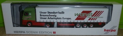 1:87 Herpa Wandt 461610 MB Actros Sattelzug Scenix Edition m. Lichtfunktion 2 - Bild 1 von 2