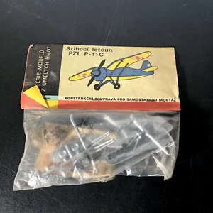 Vintage PZL P-11c Model GULL-WING FIGHTER PLANE WW2 Czech - Picture 1 of 7