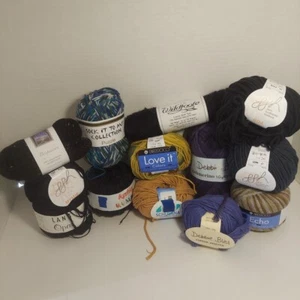 Assorted Yarn Lot Variety Crafter Mixed Lot Katia, Berroco, Debbie Bliss, & More - Picture 1 of 14