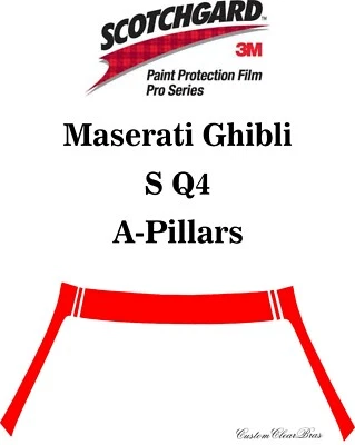 Proteção de pintura 3M Scotchgard Pro Series 18 2019 2020 2021 Maserati Ghibli S Q4 - Imagem 1 de 3