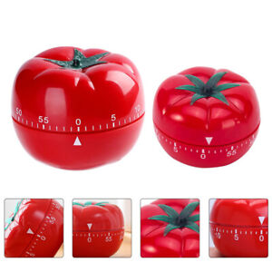  2 Pcs Tomato Timer Pp Child Kitchen Food Timers Chef Bbq Tools