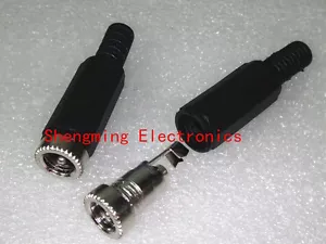 50PCS DC Alimentazione 5.5x2.1mm 2.1 Femmina Spina Jack Connettore Cavo Presa per CCTV - Foto 1 di 1